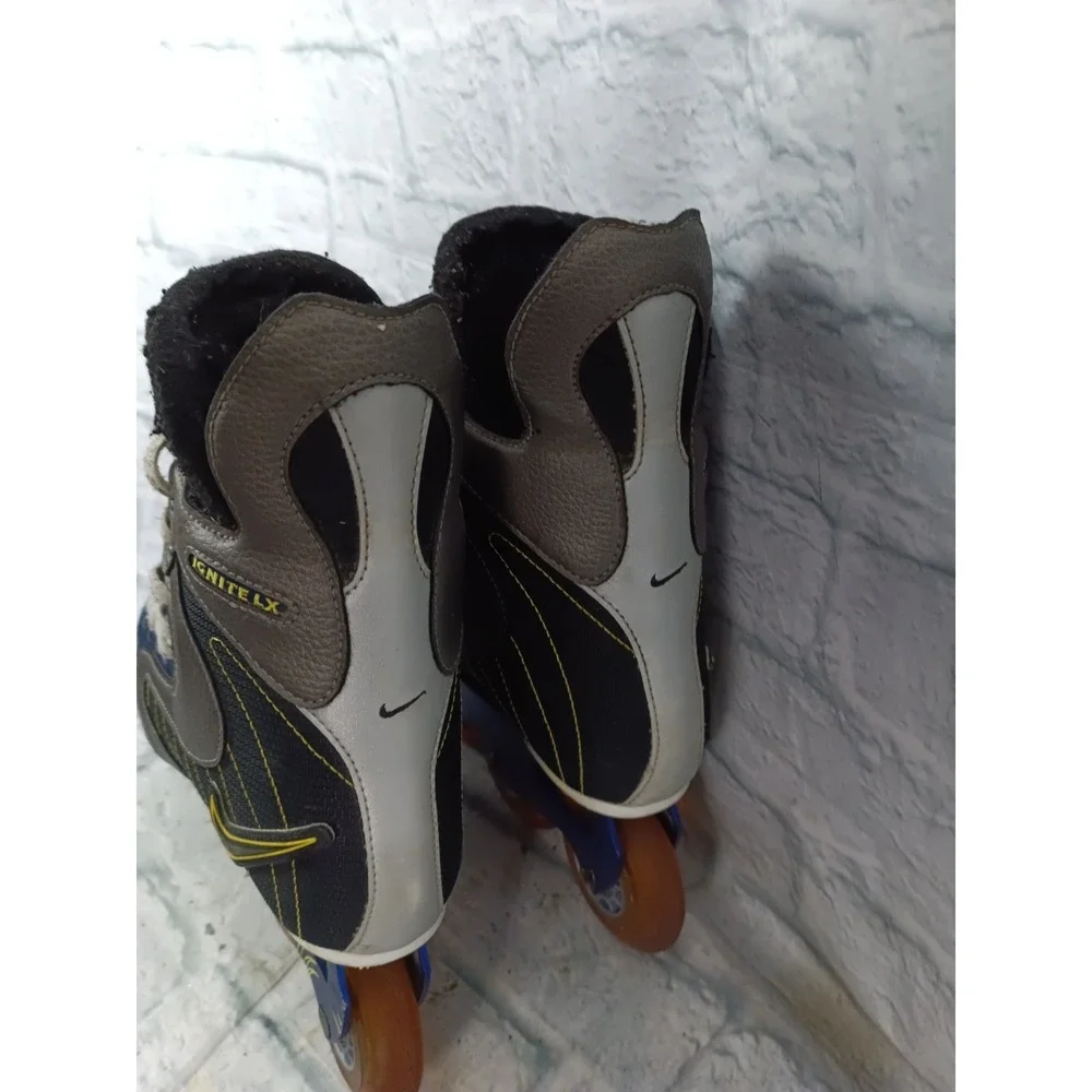 Nike Ignite LX Inline Skates Rollerblades Blue Gray US M 7 EE / L 7.5 EU 40.5